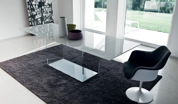 Valencia glass table by Sovet
