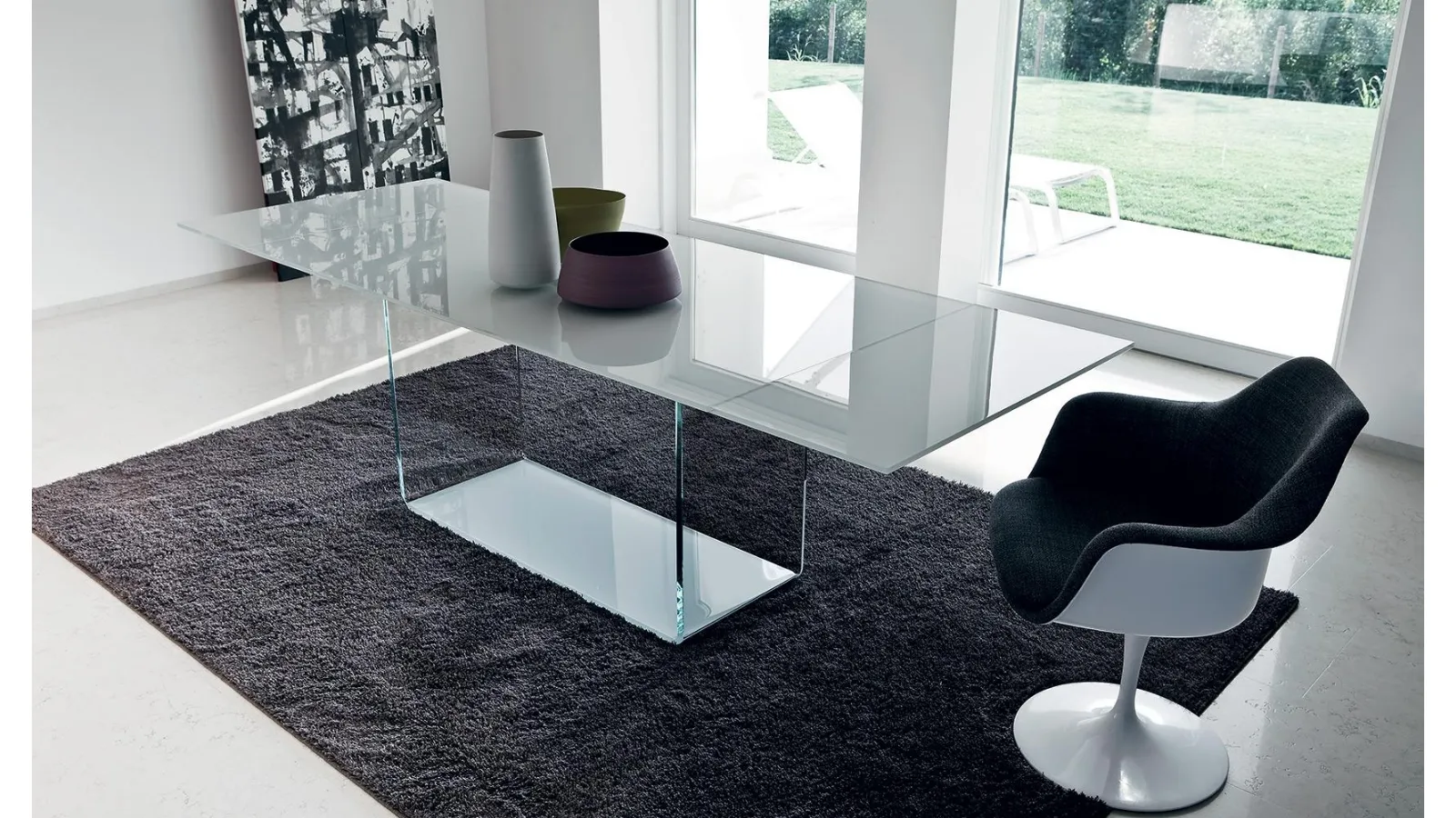 Valencia glass table by Sovet