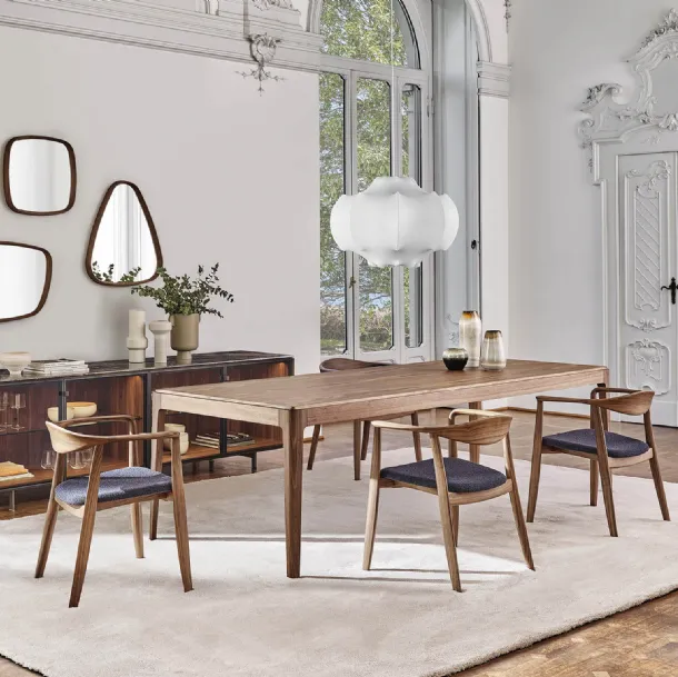 Ziggy Table in Canaletto Walnut by Porada