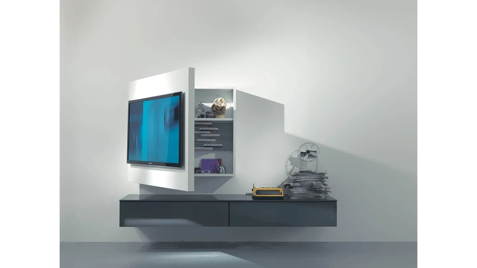 Fimar Wall-Mounted TV Stand Rack 3