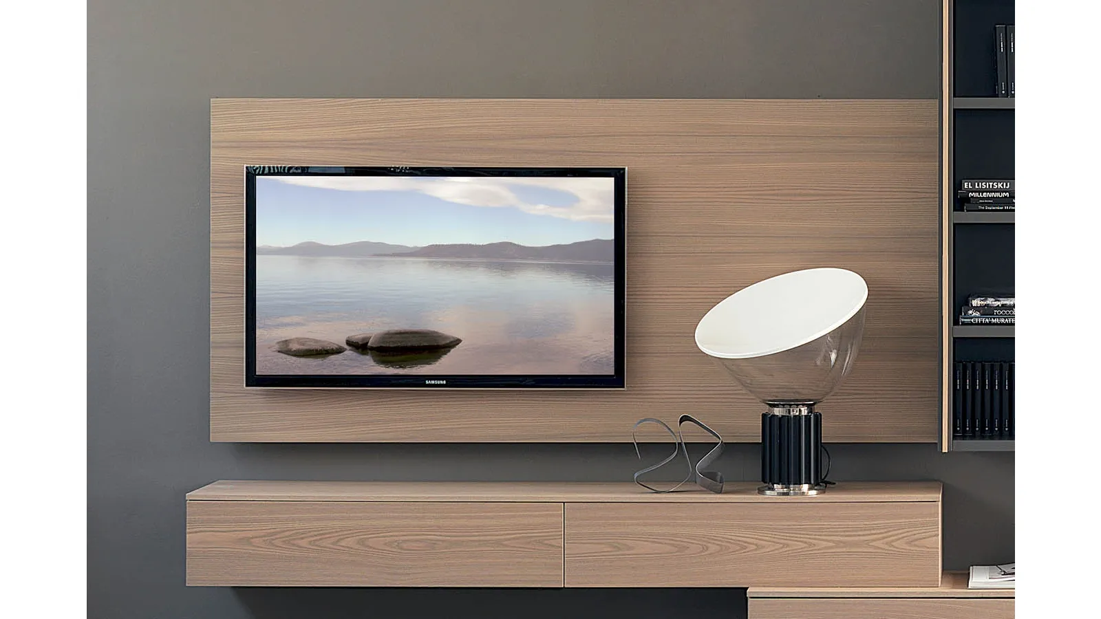 Fimar Wood TV Rack Wide