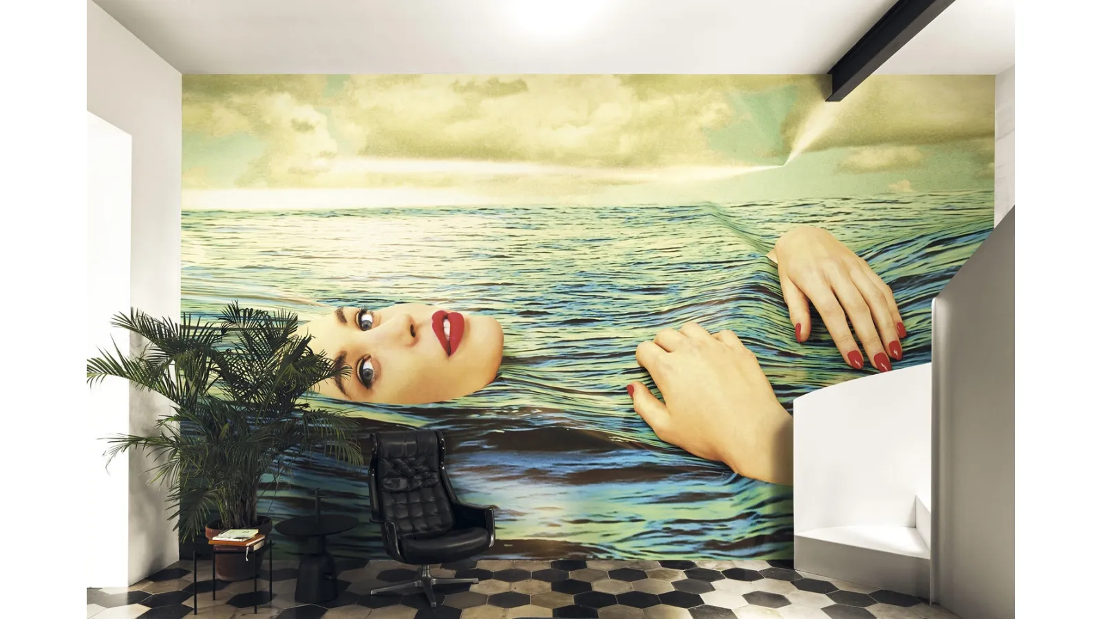 Be Water Wallpaper by London Art