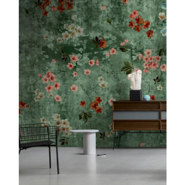 Bloom floral wallpaper by Inkiostro Bianco