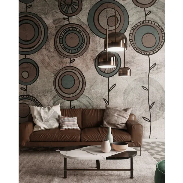 Bon Bon floral wallpaper by Inkiostro Bianco