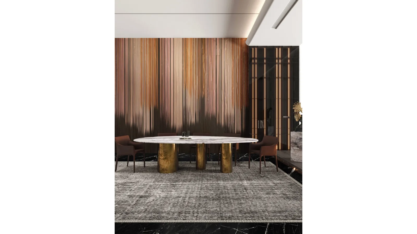 Bronze Rain wallpaper by London Art