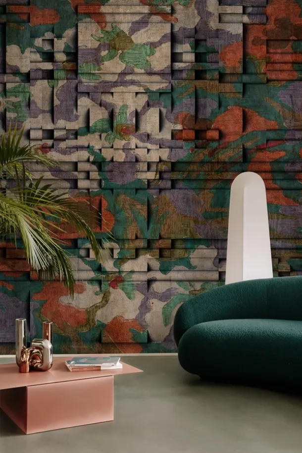 Caruso vinyl-backed wallpaper by Wall&Decò