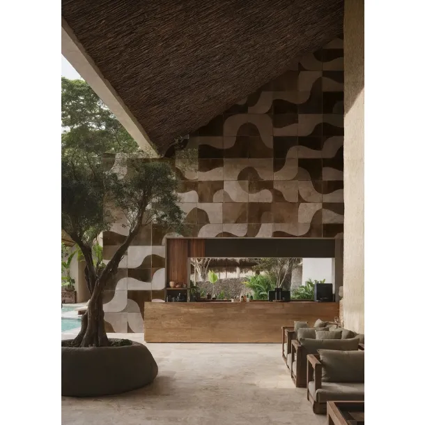 Cinnamon Shadows Wallpaper by Wall&Decò