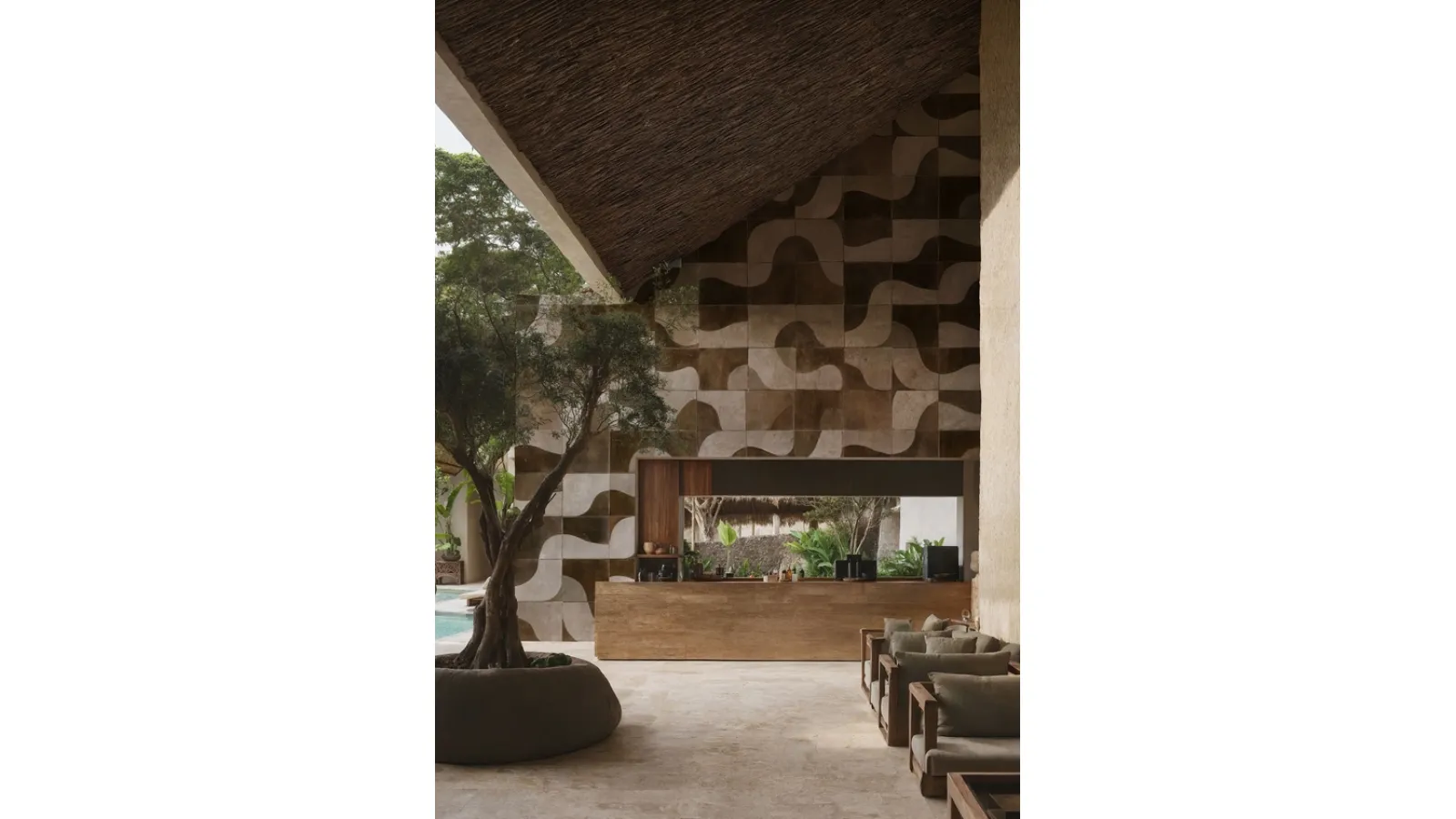 Cinnamon Shadows Wallpaper by Wall&Decò