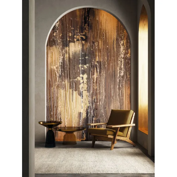 Dance Of Golden Shadows Wallpaper by London Art