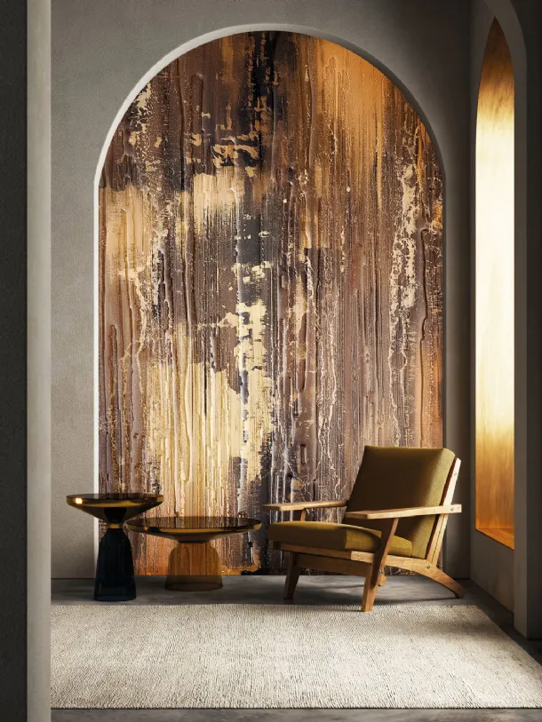 Dance Of Golden Shadows Wallpaper by London Art