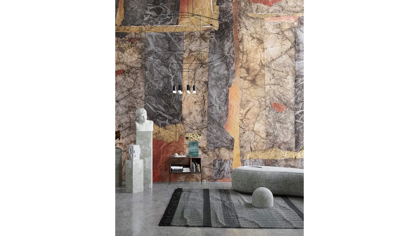Artistic Dogon illustration wallpaper by Inkiostro Bianco