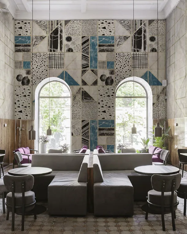 Fasek geometric wallpaper by Inkiostro Bianco