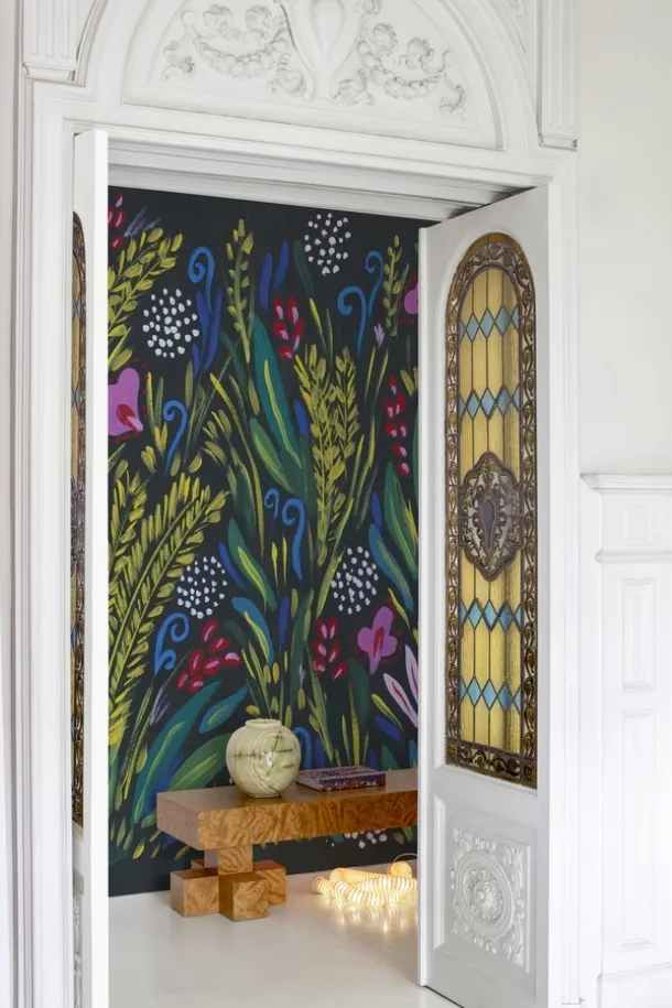 Floral Wallpaper Night Jasmine by Wall&Decò
