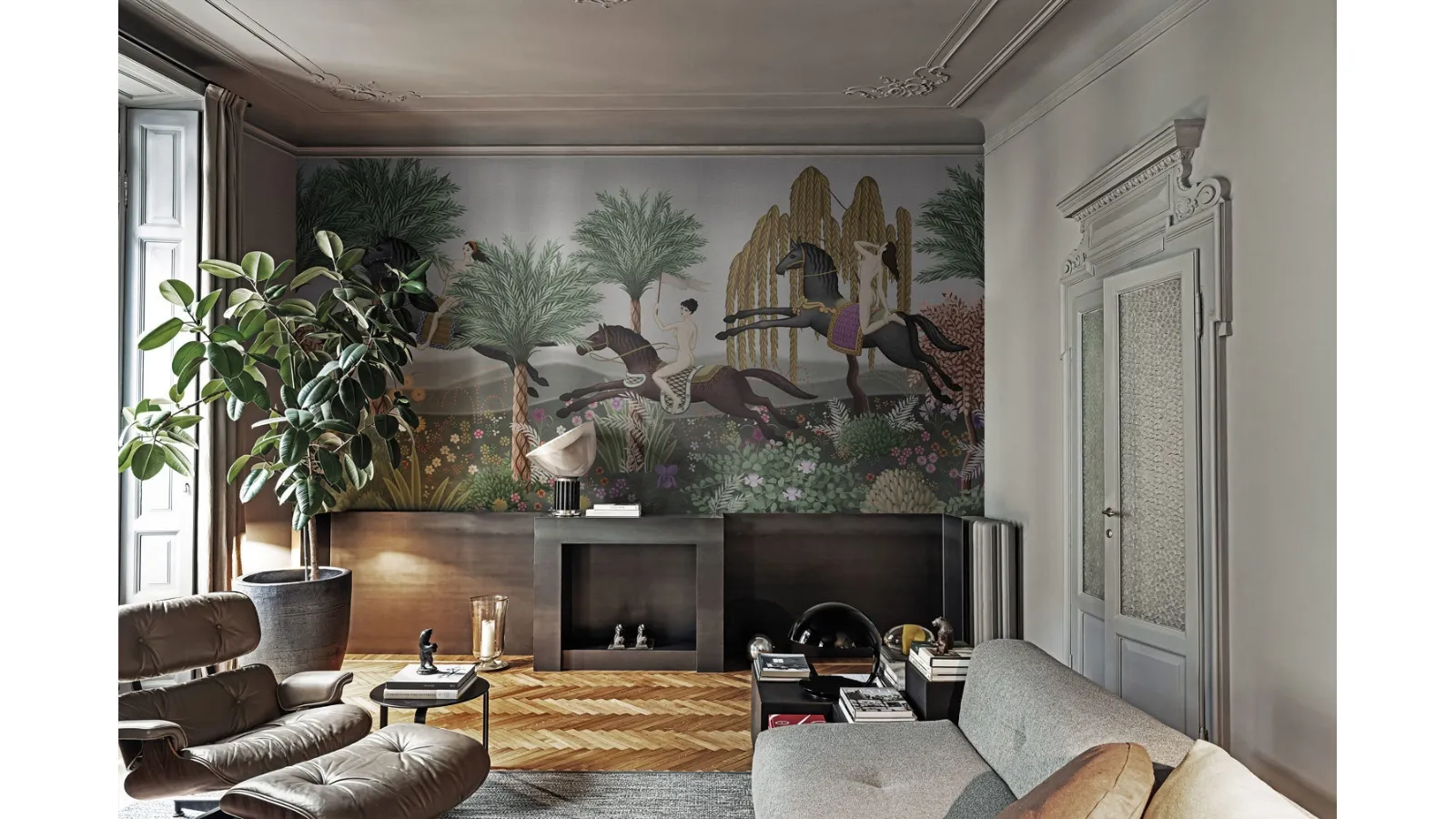 La Course wallpaper by London Art