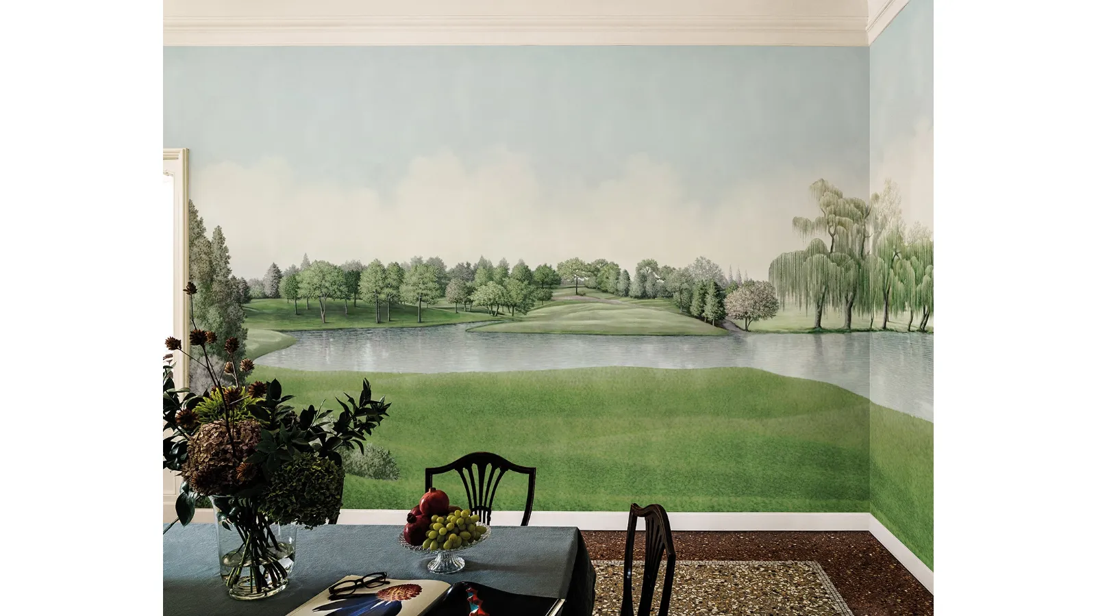 La Pelouse Royale Wallpaper by London Art