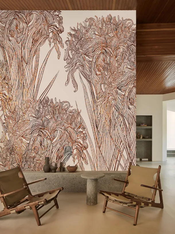 Lilly wallpaper by Wall&Decò