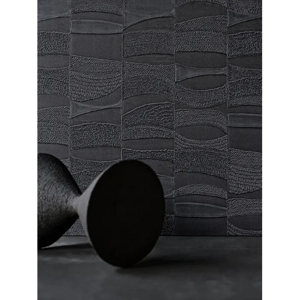 Solid color wallpaper Limo by Wall&Decò
