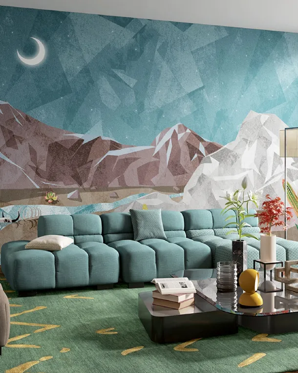 Lucky Luke mountain landscape wallpaper by Inkiostro Bianco