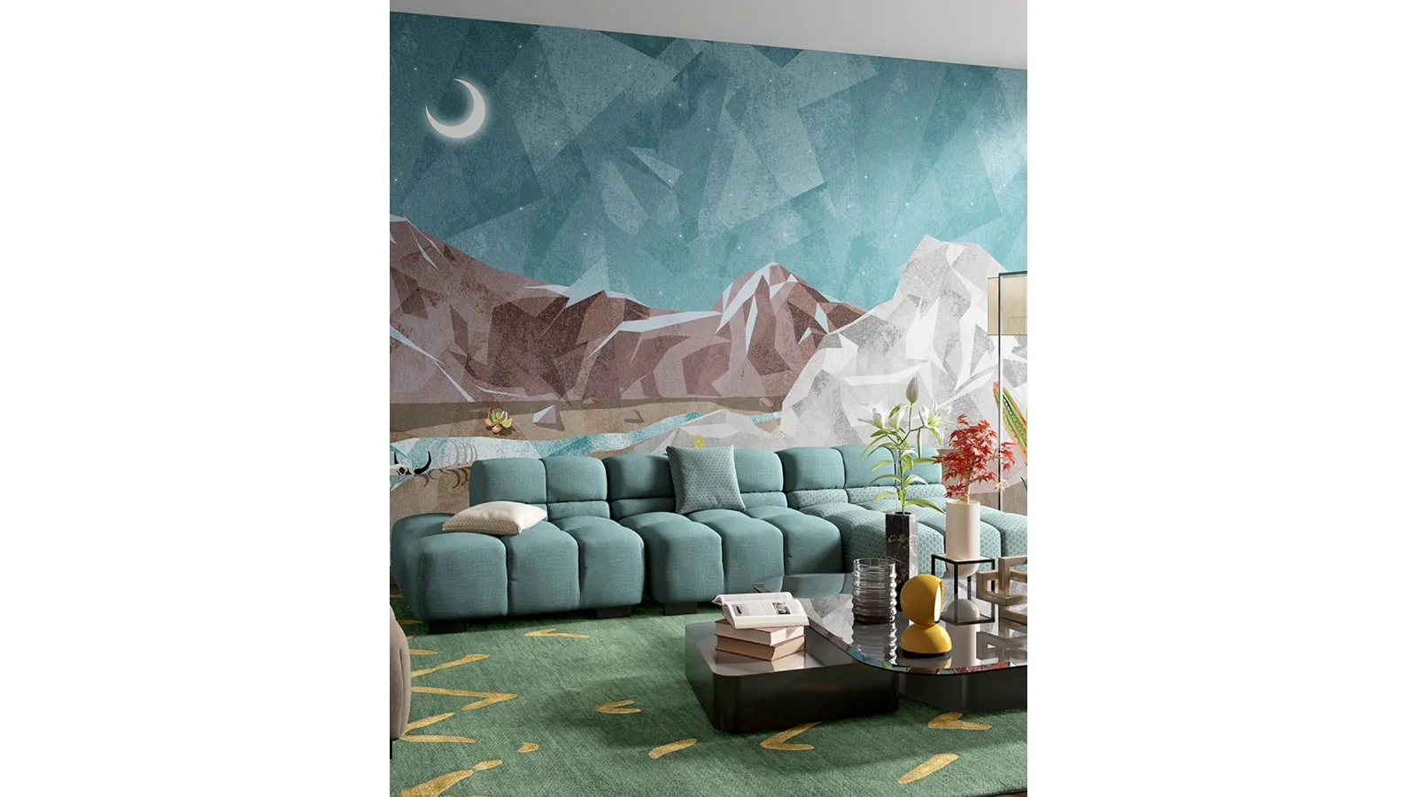 Lucky Luke mountain landscape wallpaper by Inkiostro Bianco