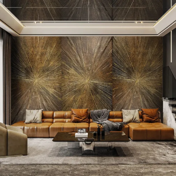 Metal Ray Wallpaper by London Art