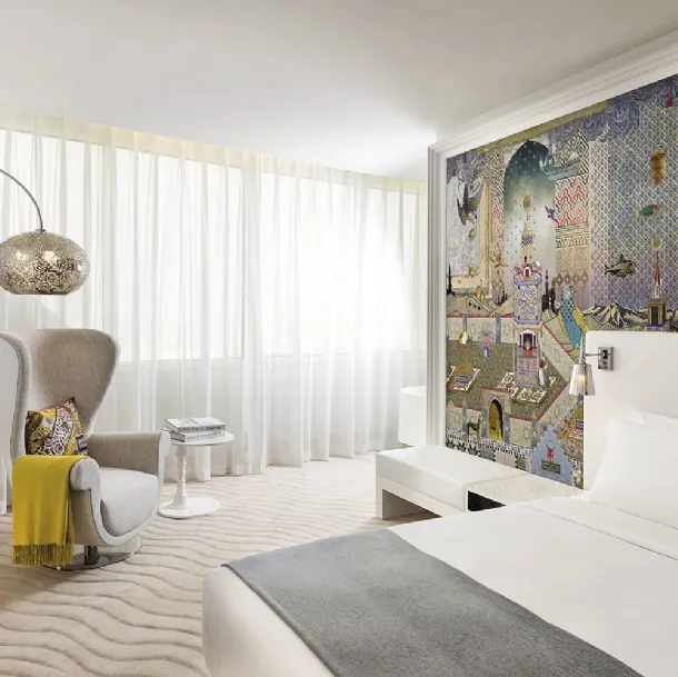 Mondrian Doha wallpaper by London Art