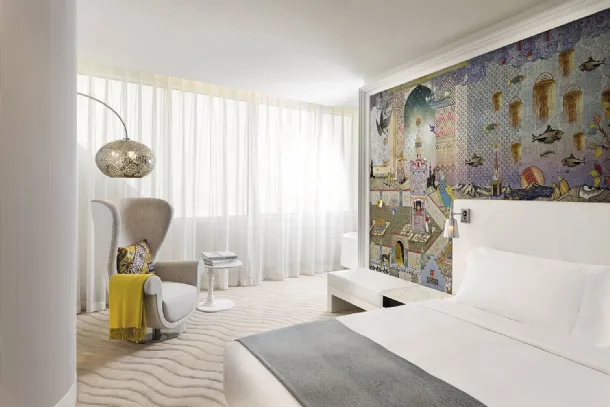 Mondrian Doha wallpaper by London Art