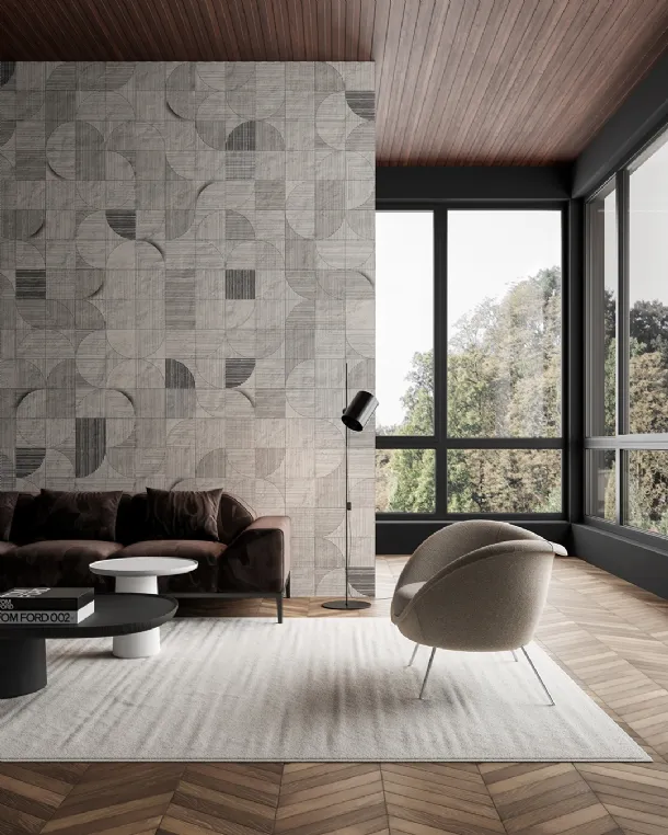 Mosaic Moon Wallpaper by Inkiostro Bianco