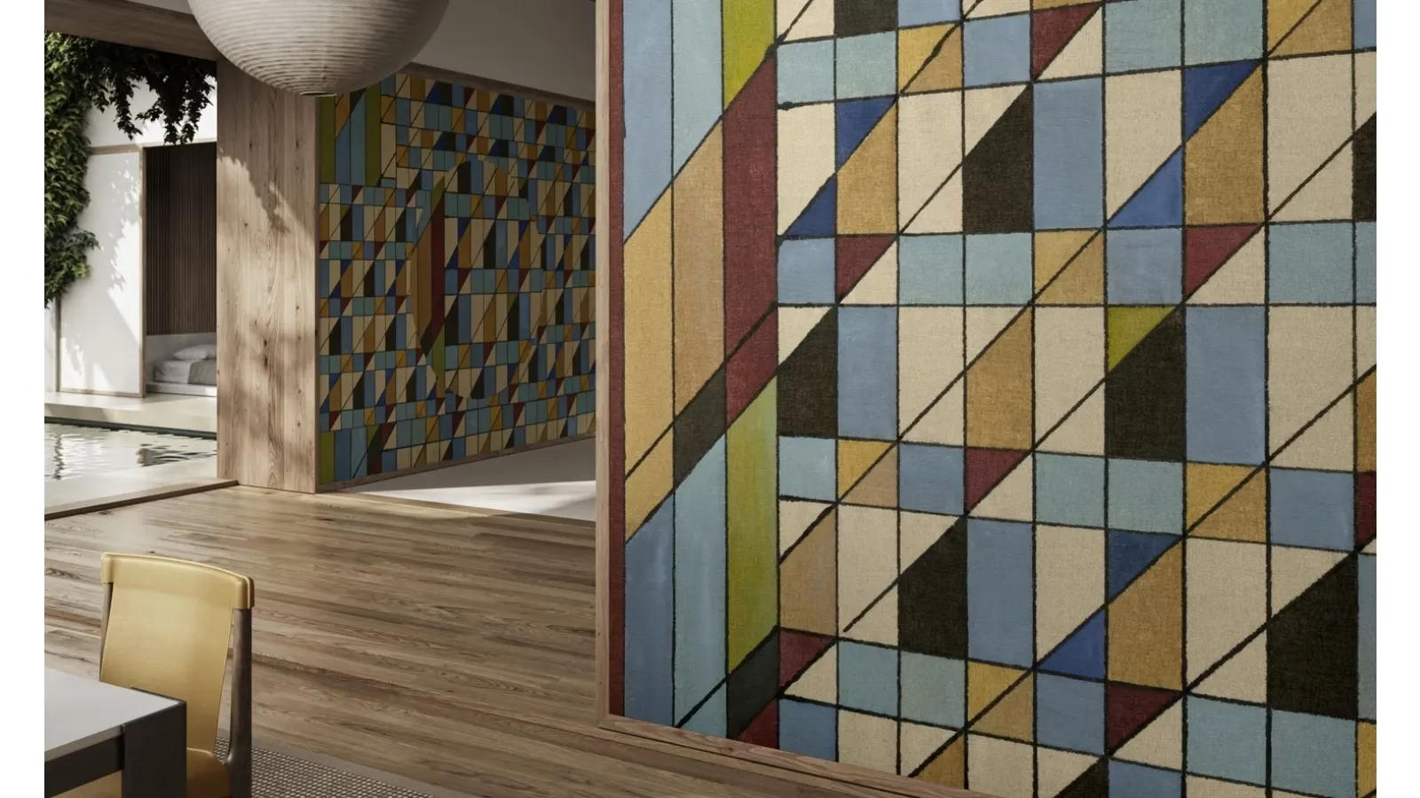 Glamora Mosaic Wallpaper