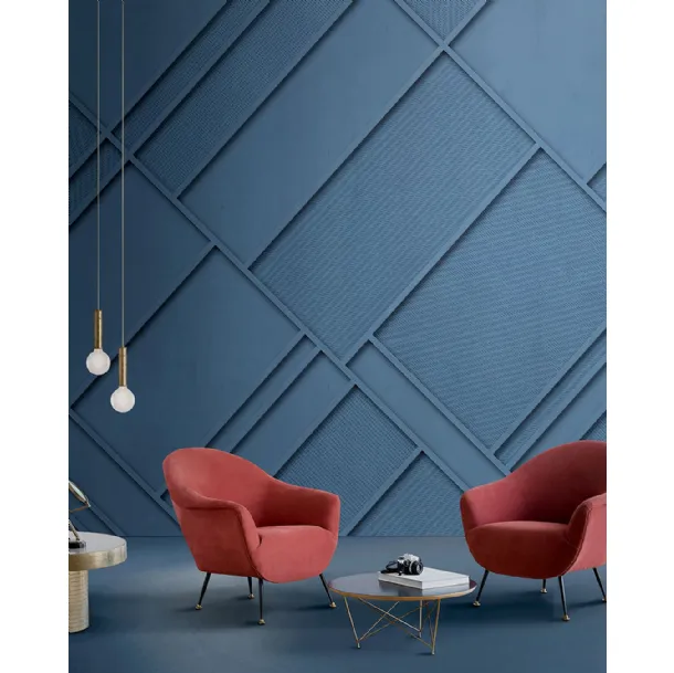 Monochrome geometric wallpaper by Inkiostro Bianco