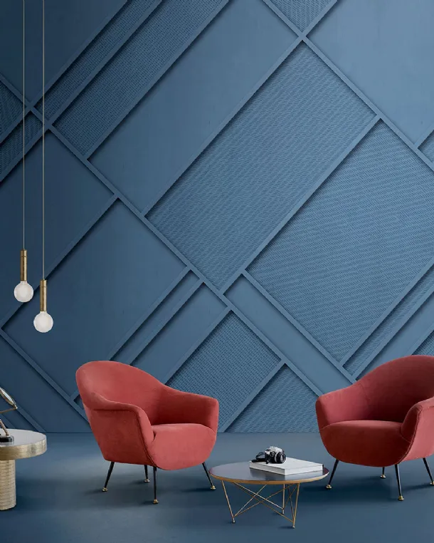 Monochrome geometric wallpaper by Inkiostro Bianco