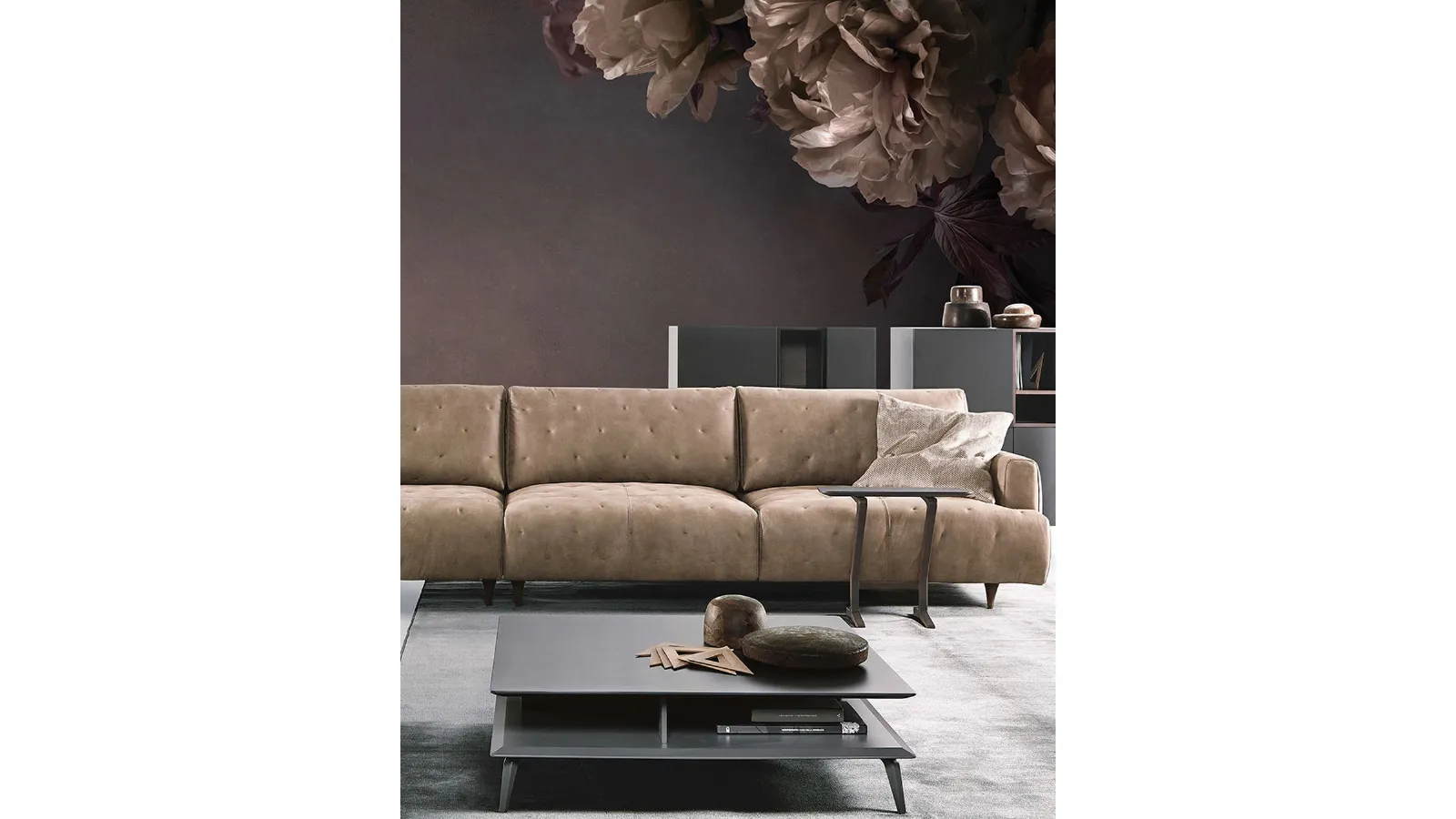 Floral Peony Wallpaper by Inkiostro Bianco