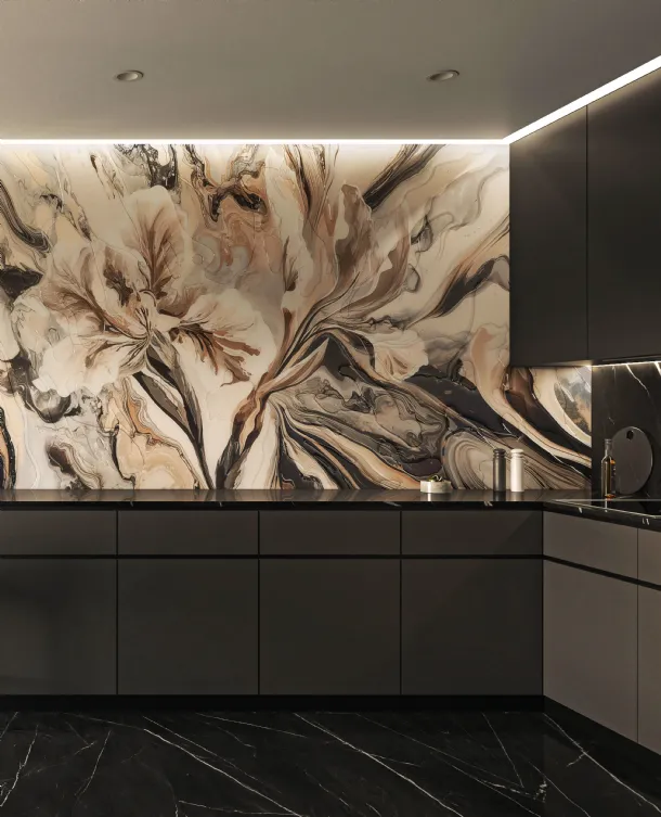 Silk Whispers Wallpaper by London Art