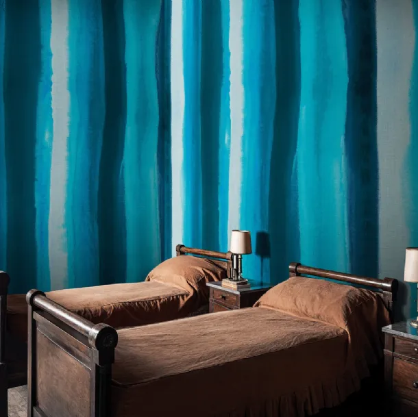 Soft Stripe Clouds Wallpaper by London Art
