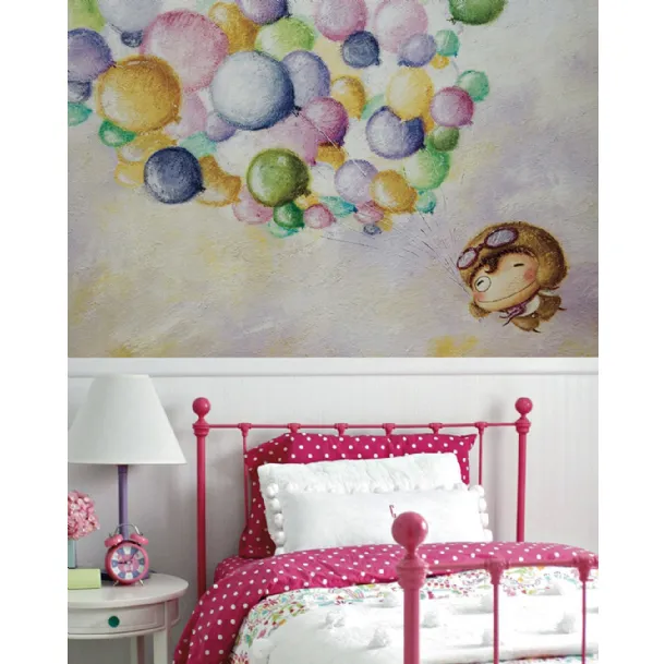 Children's wallpaper with artistic illustration Song of Memory 9 by Inkiostro Bianco
