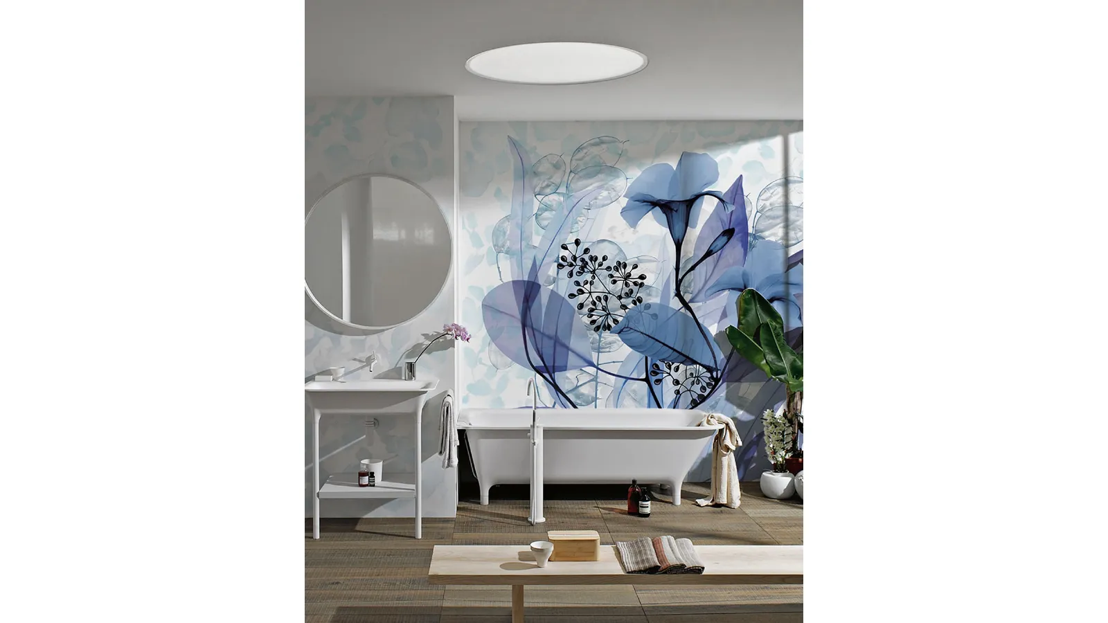 Floral Wallpaper Stame by Inkiostro Bianco