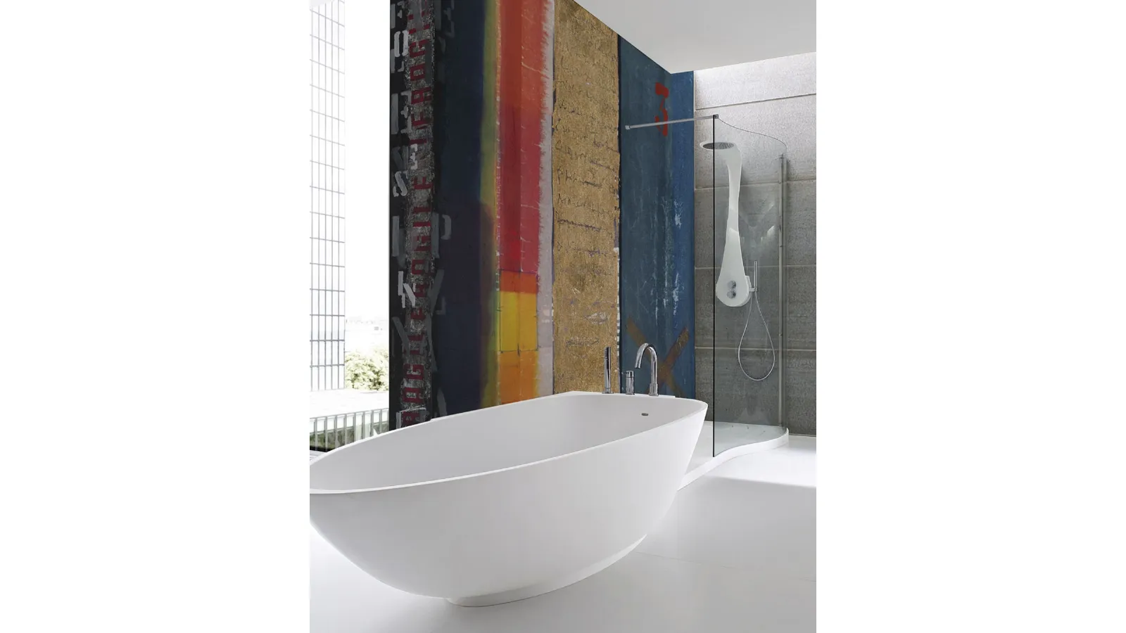 Urban style Striped wallpaper by Inkiostro Bianco
