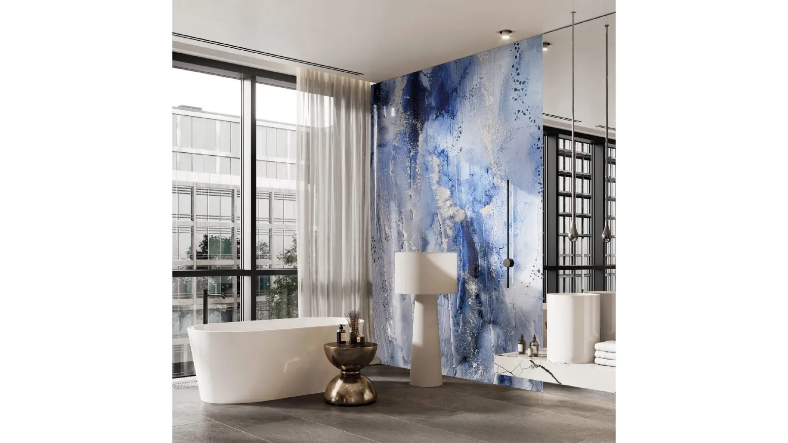 Vertical Breeze wallpaper by London Art