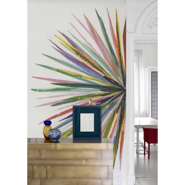 Vibrant colored wallpaper Watashi No Ai by Wall&Decò