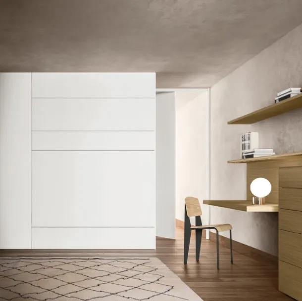 Alterna SM2011 hinged wardrobe with Zalf bed module