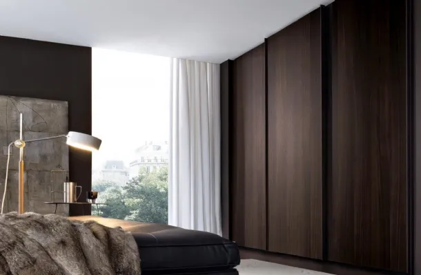 Arizona sliding door wardrobe in Oak by Giellesse