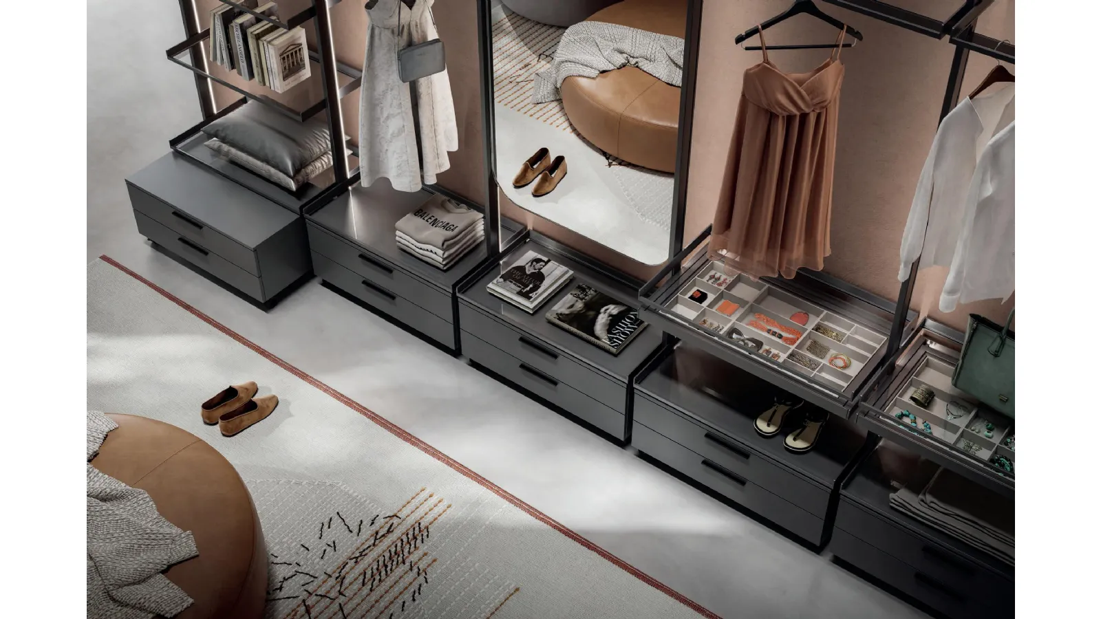 Venere comp 305 Walk-in Closet by Doal