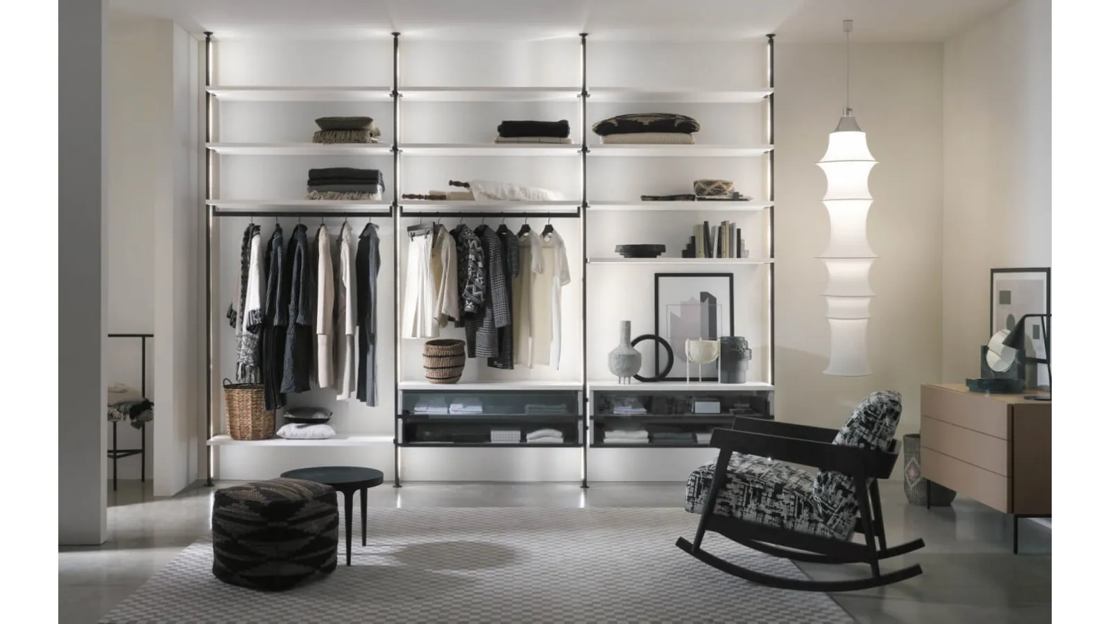 Windy SM010 Walk-in Closet by Zalf