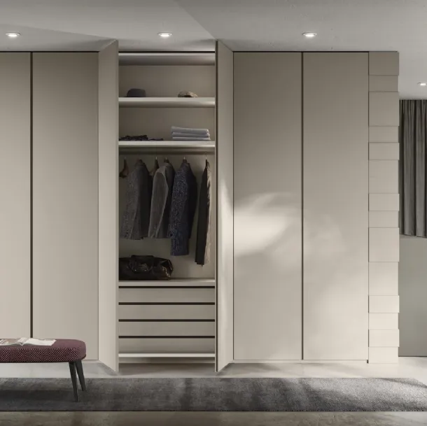 Dream wardrobe with swing doors by Fimar