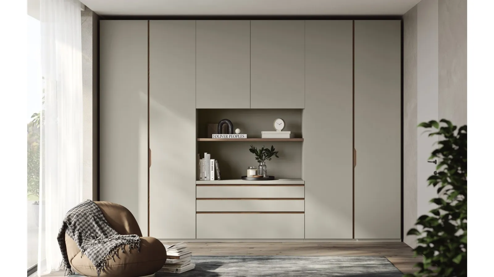 Fimar Fusion Wardrobe with Swing Doors
