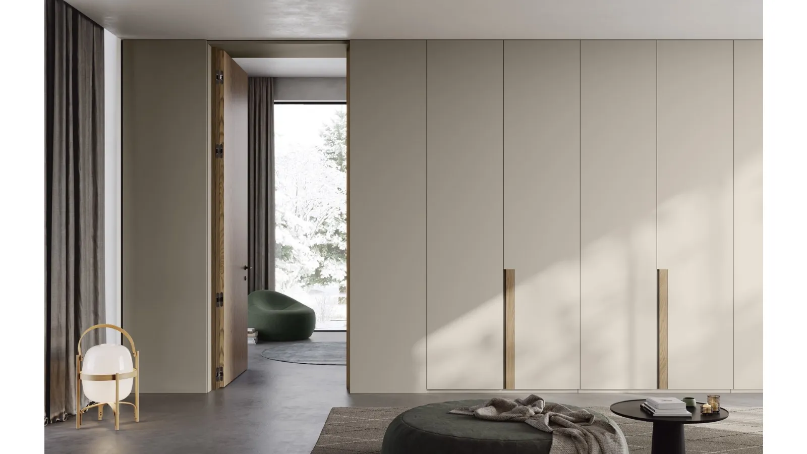 Wardrobe with hinged doors Fimar insert