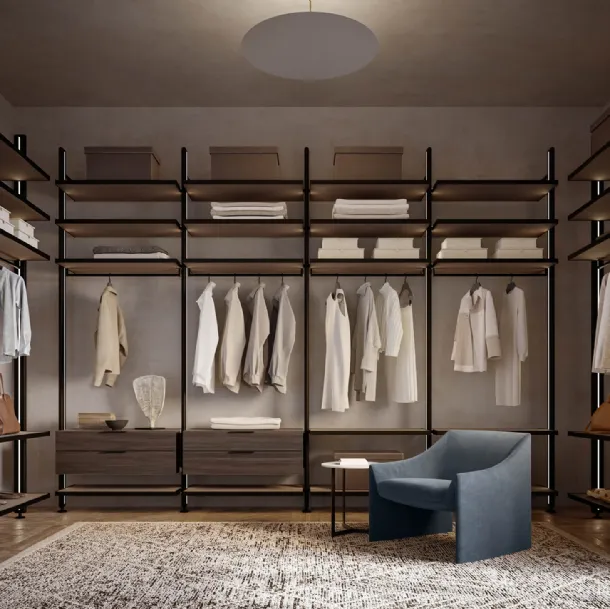 L25 Walk-in Closet Night by Lema