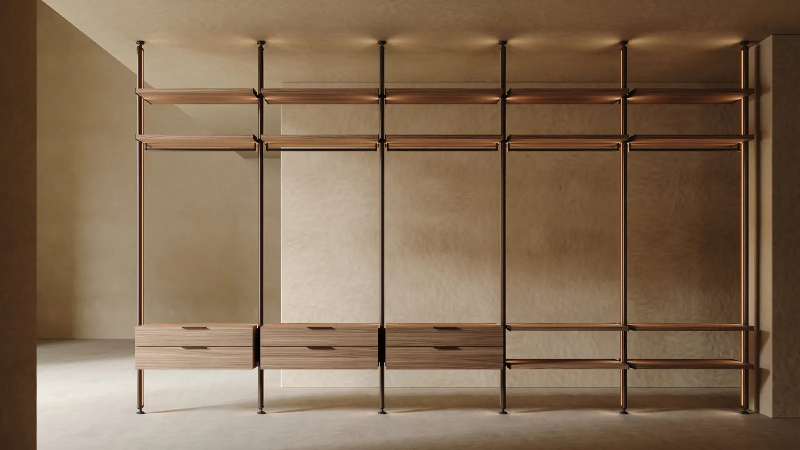 L25 Walk-in Closet Night by Lema