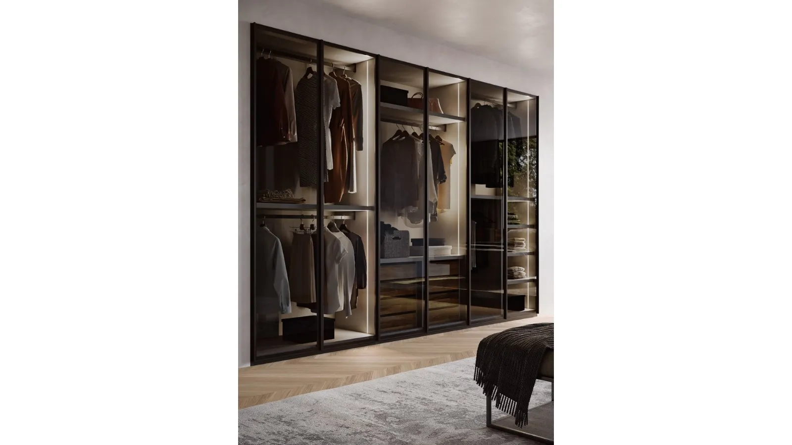 Fimar Linear hinged door wardrobe