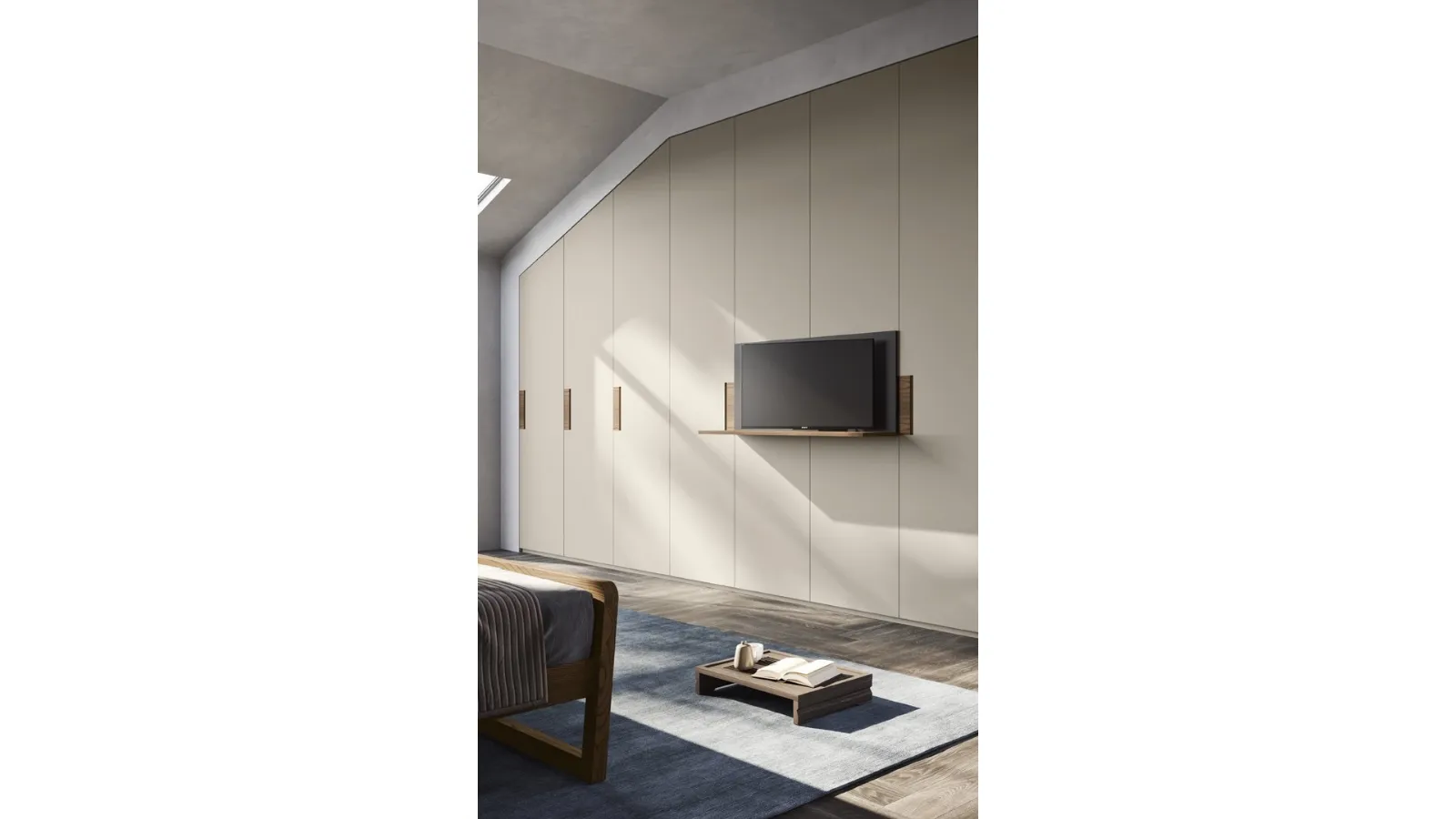 Segno Wardrobe for Attics by Fimar
