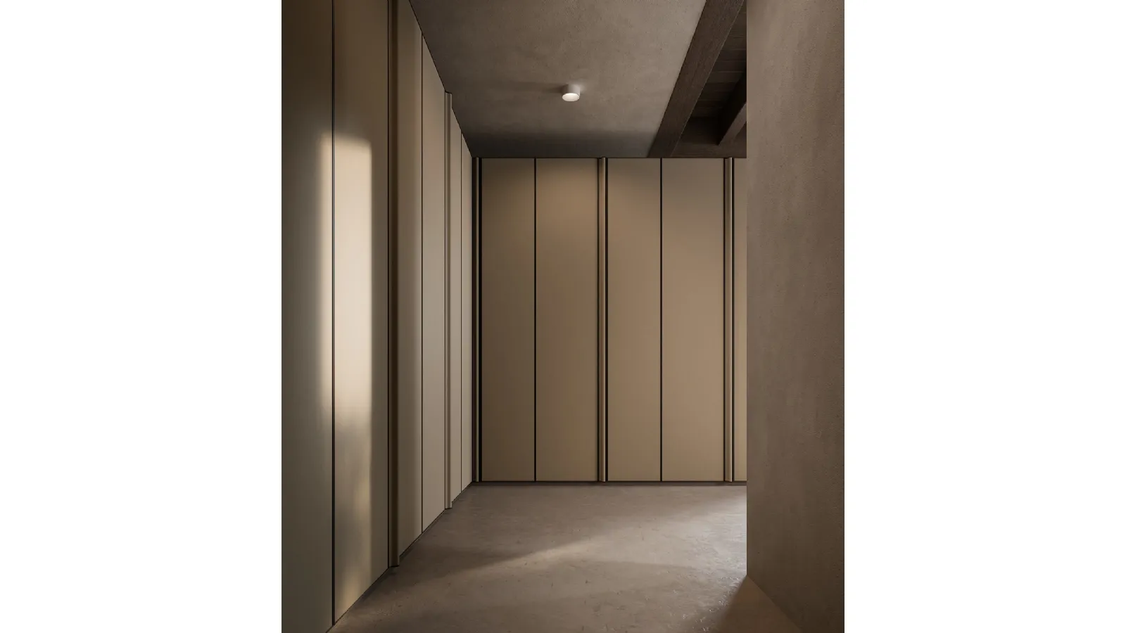 Modular hinged-door wardrobe Velo di Lema